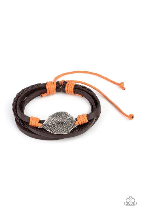 Paparazzi ♥ FROND and Center - Orange ♥ Bracelet