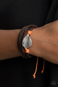 Paparazzi ♥ FROND and Center - Orange ♥ Bracelet