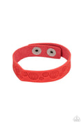Paparazzi ♥ Follow The Wildflowers - Red ♥ Bracelet