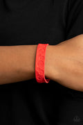Paparazzi ♥ Follow The Wildflowers - Red ♥ Bracelet