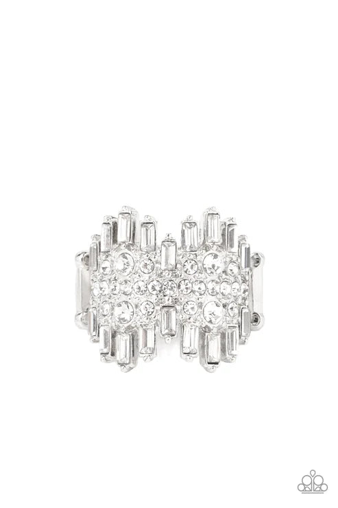 Paparazzi ♥ Urban Empire - White ♥ Ring