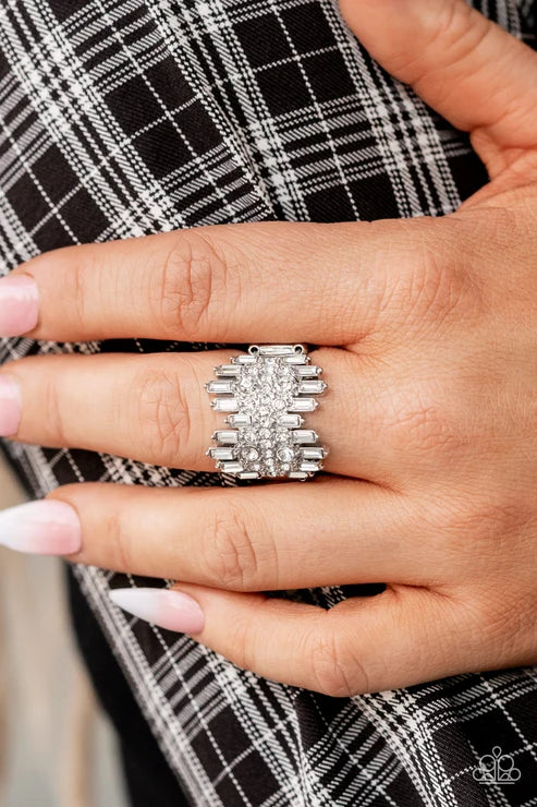 Paparazzi ♥ Urban Empire - White ♥ Ring