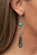Paparazzi ♥ Prana Paradise - Blue ♥ Earrings