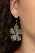 Paparazzi ♥ Fresh Florals - Brass ♥ Earrings