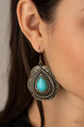 Paparazzi ♥ Southwestern Soul - Brass ♥ Earrings