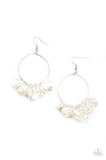Paparazzi ♥ Sailboats and Seashells - White ♥ Earrings