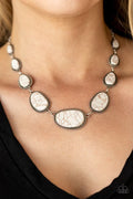 Paparazzi ♥ Elemental Eden - White ♥ Necklace