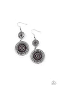 Paparazzi ♥ Bohemian Bedazzle - Purple ♥ Earrings