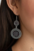 Paparazzi ♥ Bohemian Bedazzle - Purple ♥ Earrings