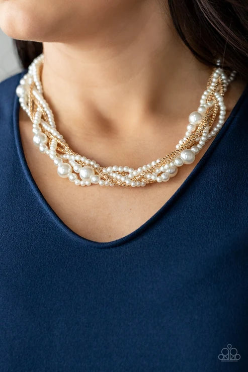 Paparazzi ♥ Royal Reminiscence - Gold ♥ Necklace