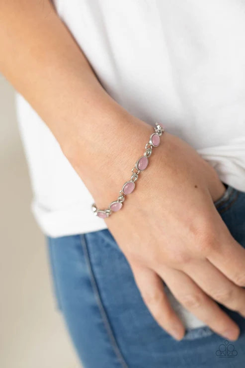 Paparazzi ♥ Blissfully Beaming - Pink ♥ Bracelet