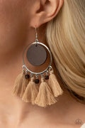 Paparazzi ♥ Yacht Bait - Brown ♥ Earrings