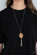 Paparazzi ♥ One Night In Casablanca - Silver ♥ Necklace