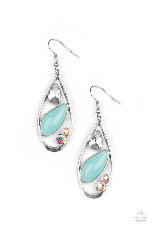 Paparazzi ♥ Harmonious Harbors - Blue ♥ Earrings