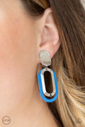 Paparazzi ♥ Melrose Mystery - Blue ♥ Clip-On