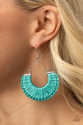 Paparazzi ♥ Threadbare Beauty - Blue ♥ Earrings
