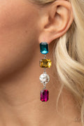 Paparazzi ♥ Cosmic Heiress - Multi ♥ Post Earrings