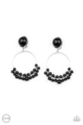 Paparazzi ♥ Cabaret Charm - Black ♥ Clip-On