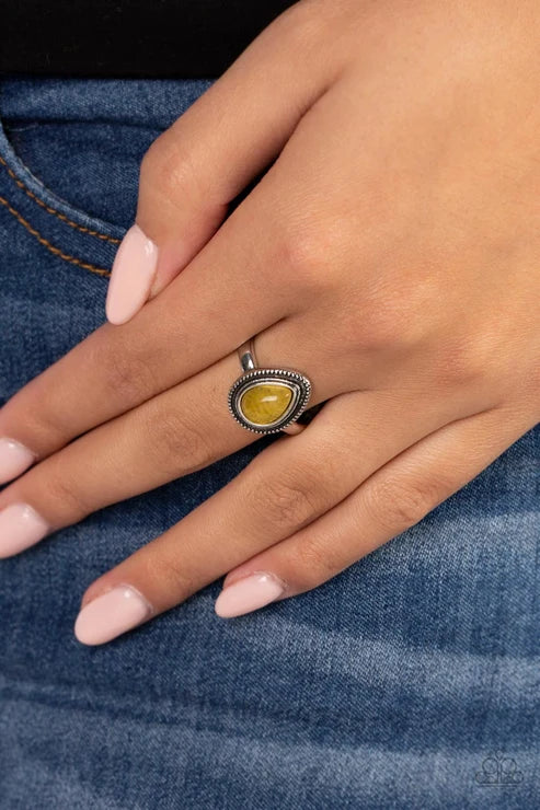 Paparazzi ♥ Eco Elements - Yellow ♥ Ring
