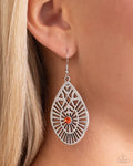 Paparazzi ♥ Modern Mural - Orange ♥ Earrings