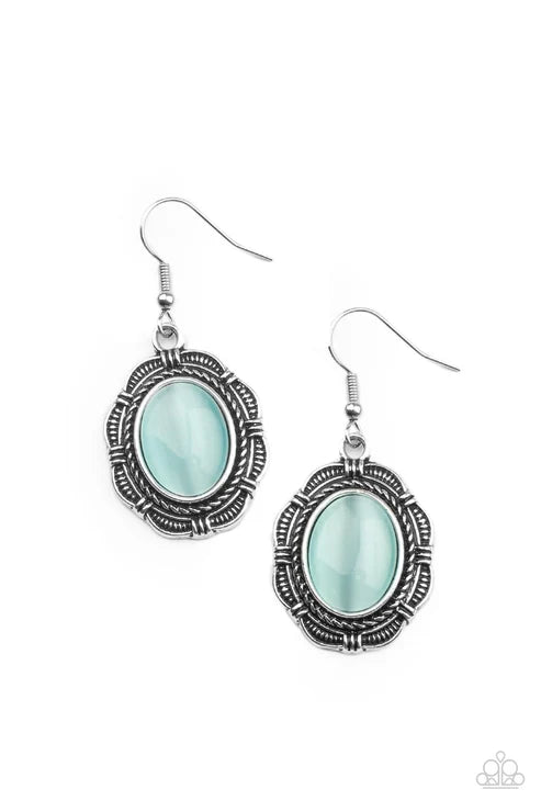 Paparazzi ♥ Garden Party Perfection - Blue ♥ Earrings