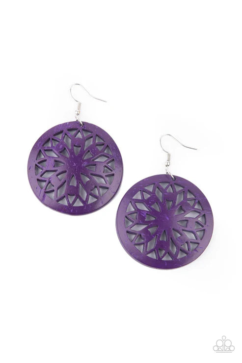 Paparazzi ♥ Ocean Canopy - Purple ♥ Earrings