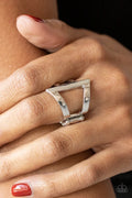 Paparazzi ♥ Rebel Edge - Silver ♥ Ring