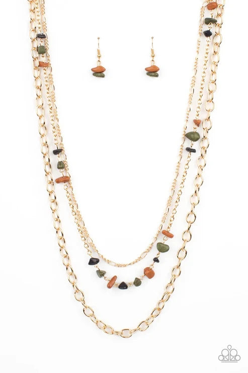Paparazzi ♥ Artisanal Abundance - Multi ♥ Necklace