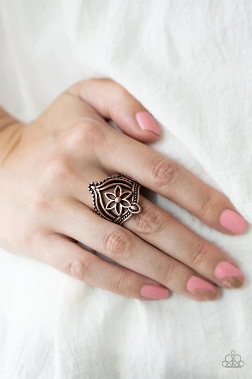 Paparazzi ♥ Eastern Eden - Copper ♥ Ring