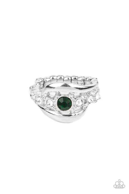 Paparazzi ♥ Graceful Gallantry - Green ♥ Ring
