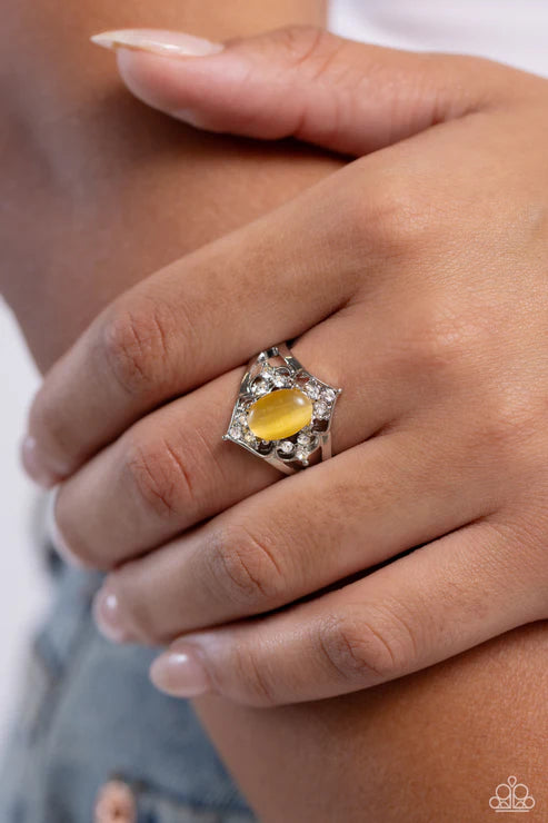 Paparazzi ♥ Countdown to Countess - Yellow ♥ Ring