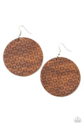 Paparazzi ♥ WEAVE Me Out Of It - Brown ♥ Earrings