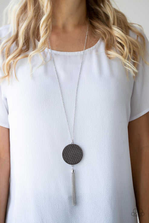 Paparazzi ♥ Wondrously Woven - Silver ♥ Necklace