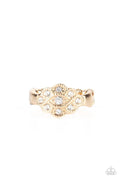 Paparazzi ♥ Floral Frou-Frou - Gold ♥ Ring