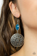 Paparazzi ♥ Eloquently Eden - Blue ♥ Earrings