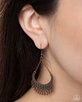 Paparazzi ♥ Melodic Moons - Copper ♥ Earrings