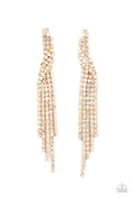 Paparazzi ♥ Cosmic Candescence - Gold ♥ Post Earrings