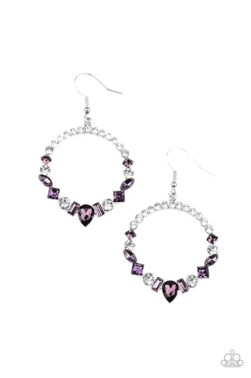Paparazzi ♥ Revolutionary Refinement - Purple ♥ Earrings