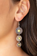 Paparazzi ♥ Totem Temptress - Yellow ♥ Earrings