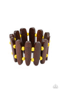 Paparazzi ♥ Coronado Cabana - Yellow ♥ Bracelet