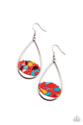 Paparazzi ♥ Tropical Terrazzo - Red ♥ Earrings