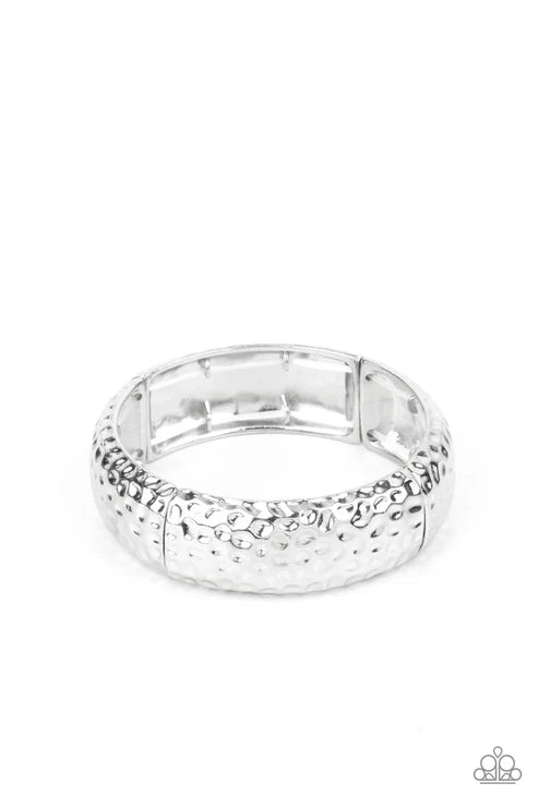 Paparazzi ♥ Come Under The Hammer - Silver ♥ Bracelet