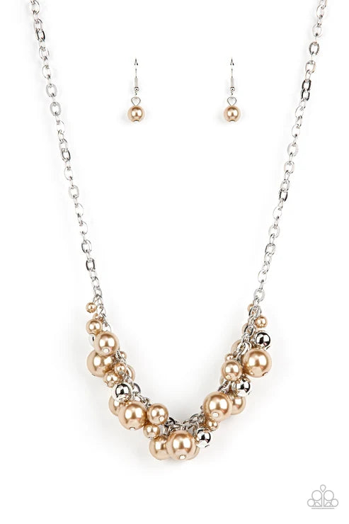 Paparazzi ♥ Classical Culture - Brown ♥ Necklace