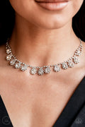 Paparazzi ♥ Princess Prominence - White ♥ Necklace