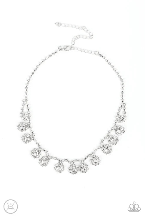 Paparazzi ♥ Princess Prominence - White ♥ Necklace