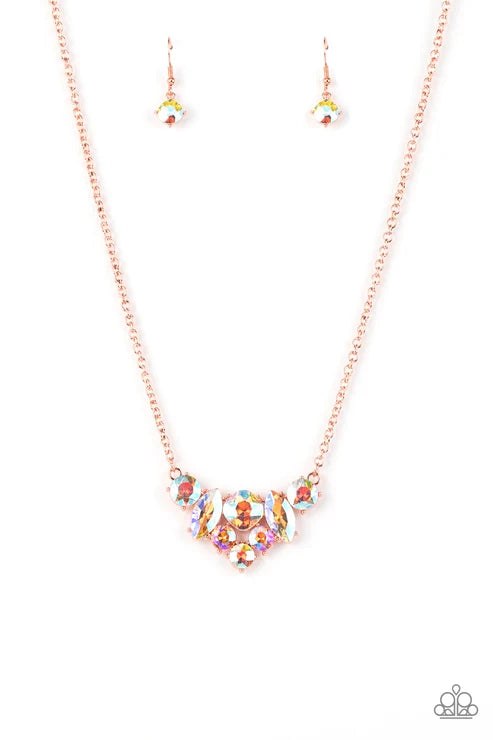 Paparazzi ♥ Lavishly Loaded - Copper ♥ Necklace