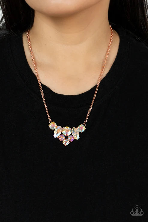 Paparazzi ♥ Lavishly Loaded - Copper ♥ Necklace