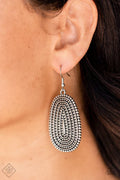 Paparazzi ♥ Desert Climate - Silver ♥ Earrings
