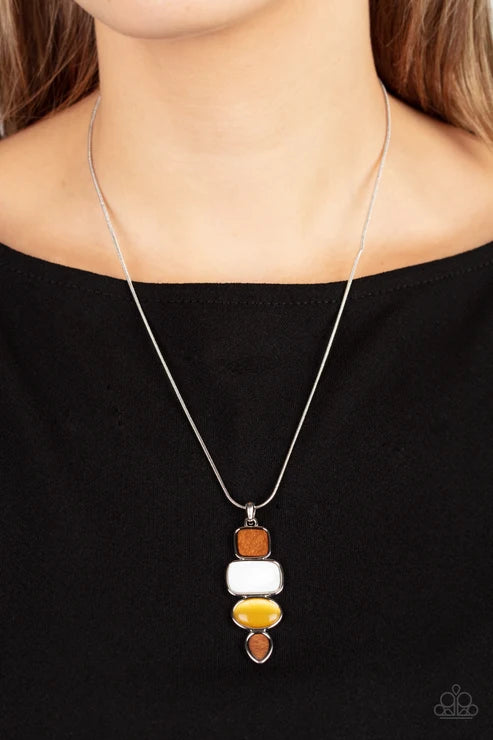 Paparazzi ♥ Elemental Energy - Yellow ♥ Necklace