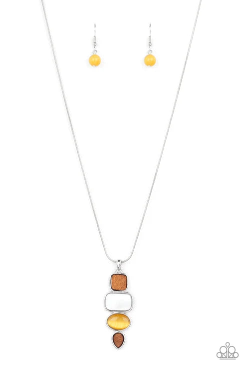 Paparazzi ♥ Elemental Energy - Yellow ♥ Necklace